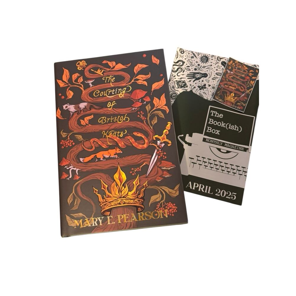 Bookish Box The Courting of Bristol Keats by Mary E.‎ Pearson New Sprayed Edges